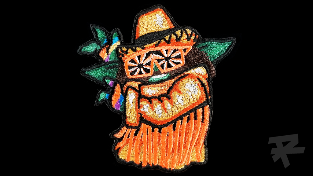MACHO BABY YODA MAN PATCH