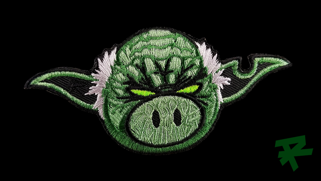 HATE YODA PIG PATCH